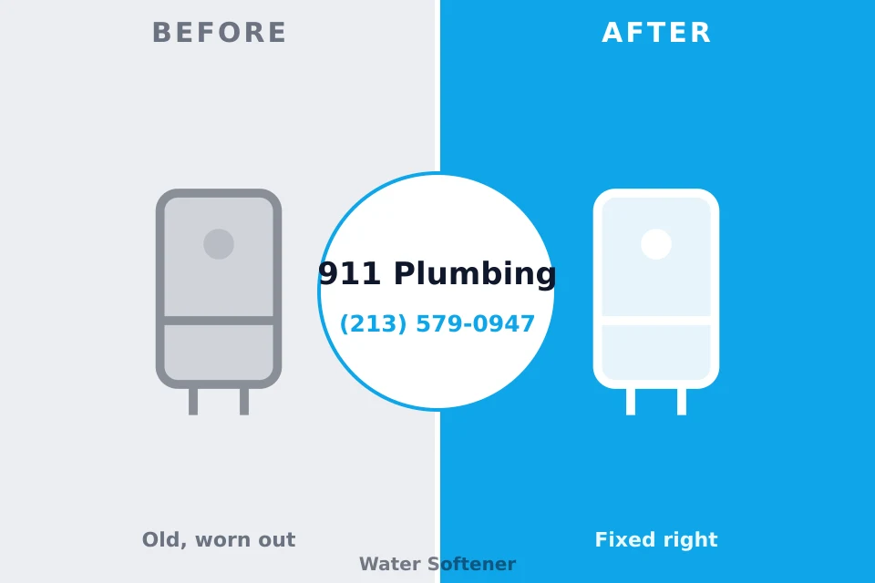 Before and after: plumbing company South Pasadena, CA